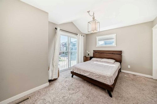 520 Redstone View Ne, Calgary, AB - Indoor Photo Showing Bedroom