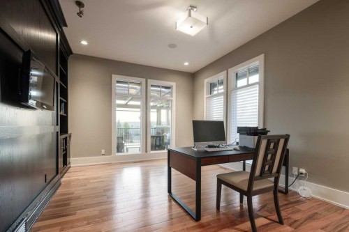 16 Spring Valley Way Sw, Calgary, AB - Indoor Photo Showing Office