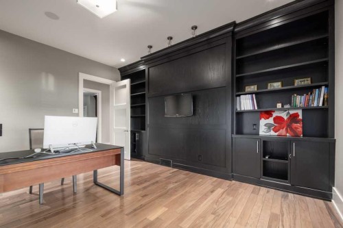 16 Spring Valley Way Sw, Calgary, AB - Indoor Photo Showing Office