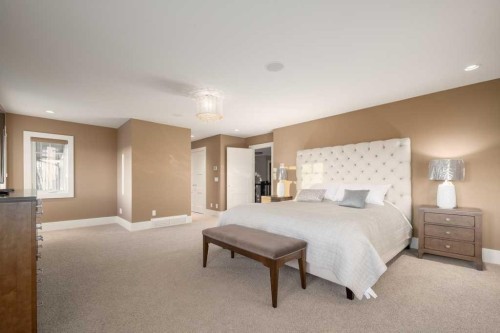 16 Spring Valley Way Sw, Calgary, AB - Indoor Photo Showing Bedroom