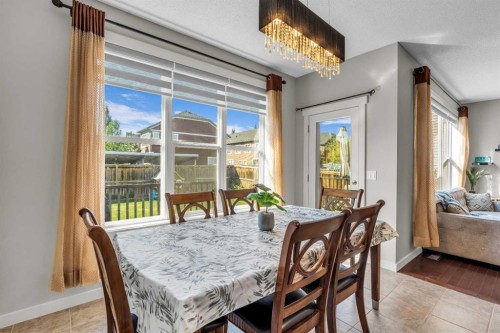 57 Silverado Skies Drive Sw, Calgary, AB - Indoor Photo Showing Dining Room