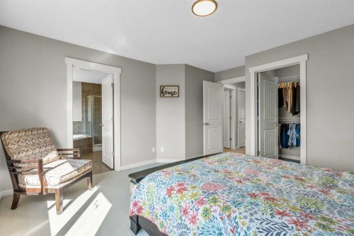 57 Silverado Skies Drive Sw, Calgary, AB - Indoor Photo Showing Bedroom