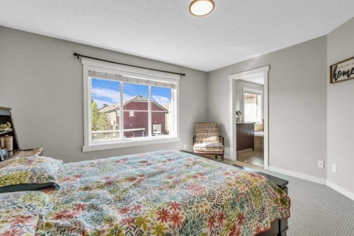 57 Silverado Skies Drive Sw, Calgary, AB - Indoor Photo Showing Bedroom