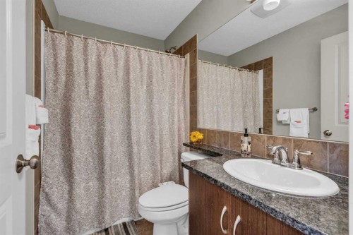 57 Silverado Skies Drive Sw, Calgary, AB - Indoor Photo Showing Bathroom