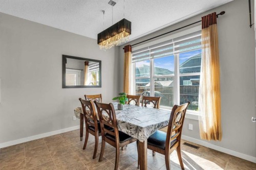 57 Silverado Skies Drive Sw, Calgary, AB - Indoor Photo Showing Dining Room