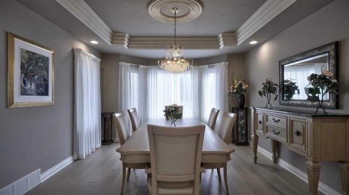 57 Edelweiss Point Nw, Calgary, AB - Indoor Photo Showing Dining Room