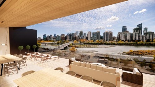 905-100 10A Street Nw, Calgary, AB - Outdoor With View