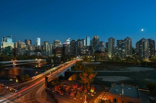 905-100 10A Street Nw, Calgary, AB - Outdoor With Balcony With View