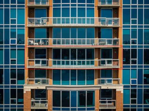 1103-817 15 Avenue Sw, Calgary, AB - Outdoor With Balcony With Facade