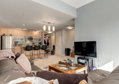 204-215 13 Avenue Sw, Calgary, AB - Indoor Photo Showing Living Room