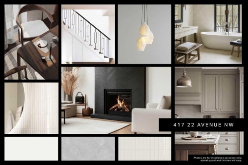 417 22 Avenue Nw, Calgary, AB - Indoor With Fireplace