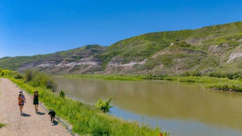 235 5 Street, Drumheller, AB - Outdoor With Body Of Water With View
