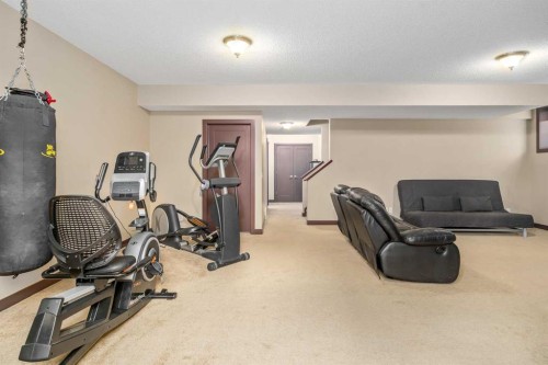 26 Mahogany Green Se, Calgary, AB - Indoor Photo Showing Gym Room