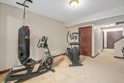 26 Mahogany Green Se, Calgary, AB - Indoor Photo Showing Gym Room