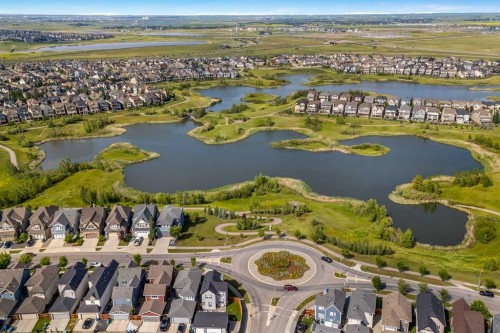 26 Mahogany Green Se, Calgary, AB - Outdoor With Body Of Water With View
