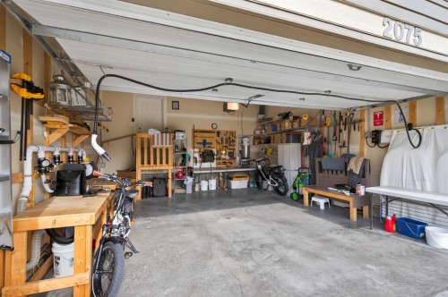 2075 Brightoncrest Common Se, Calgary, AB - Indoor Photo Showing Garage