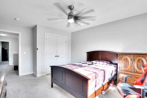 99 Savanna Way Ne, Calgary, AB - Indoor Photo Showing Bedroom