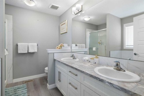 218 Willow Place, Cochrane, AB - Indoor Photo Showing Bathroom