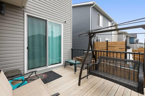 218 Willow Place, Cochrane, AB - Outdoor With Deck Patio Veranda With Exterior