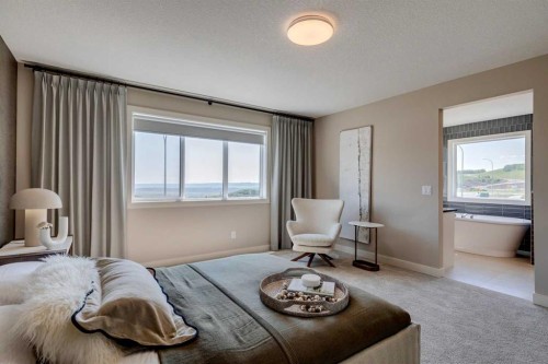 111 Sundown Crescent, Cochrane, AB - Indoor Photo Showing Bedroom