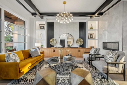 1415 24 Street Sw, Calgary, AB - Indoor Photo Showing Living Room