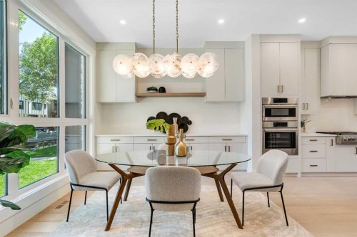 1130A Regent Crescent Ne, Calgary, AB - Indoor Photo Showing Dining Room
