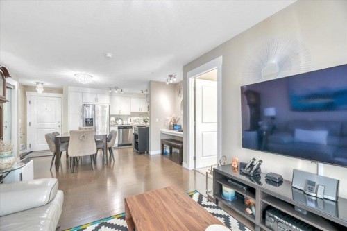 1210-302 Skyview Ranch Drive, Calgary, AB - Indoor Photo Showing Living Room