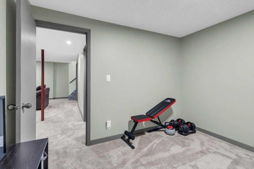 1215 Mapleglade Place Se, Calgary, AB - Indoor Photo Showing Gym Room