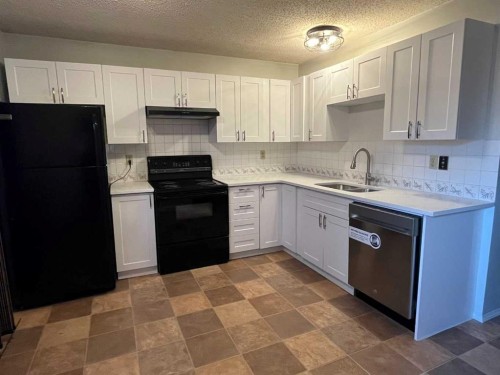 90 Abalone Crescent Ne, Calgary, AB - Indoor Photo Showing Kitchen With Double Sink