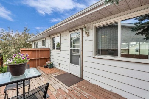 403 Queen Alexandra Way Se, Calgary, AB - Outdoor With Deck Patio Veranda With Exterior