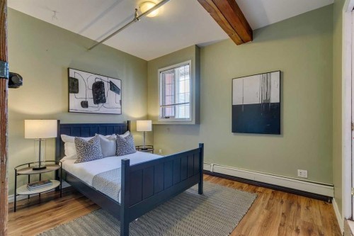 221-220 11 Avenue Se, Calgary, AB - Indoor Photo Showing Bedroom