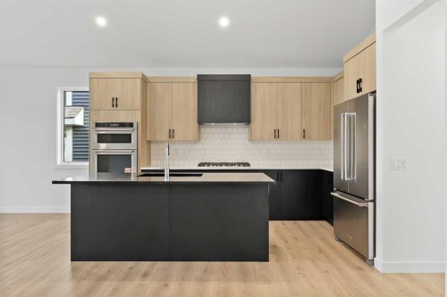 116 Mitchell Walk Nw, Calgary, AB - Indoor Photo Showing Kitchen With Upgraded Kitchen