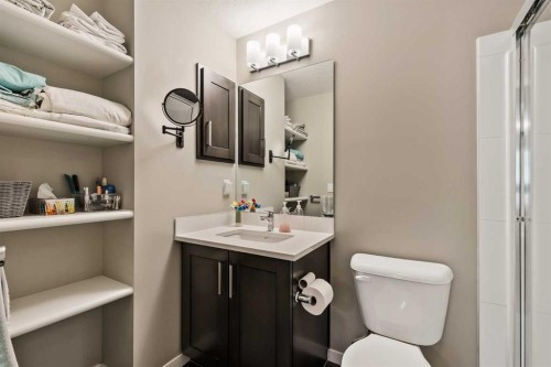 204-10 Mahogany Mews Se, Calgary, AB - Indoor Photo Showing Bathroom