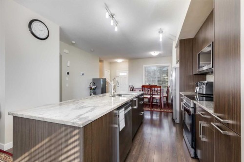 5113-333 Taralake Way Ne, Calgary, AB - Indoor Photo Showing Kitchen With Upgraded Kitchen