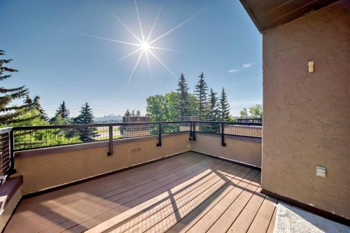 10-305 Village Mews Sw, Calgary, AB - Outdoor With Balcony With Deck Patio Veranda