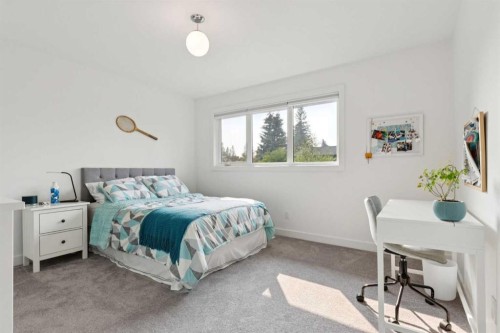 12215 Lake Erie Way Se, Calgary, AB - Indoor Photo Showing Bedroom