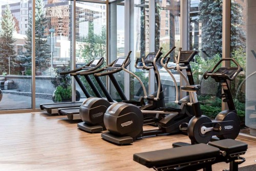 301-738 1 Avenue Sw, Calgary, AB - Indoor Photo Showing Gym Room