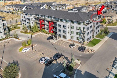 1402-350 Livingston Common Ne, Calgary, AB -  With View