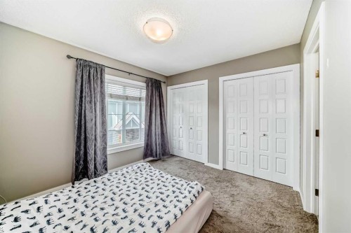 453-130 New Brighton Way Se, Calgary, AB - Indoor Photo Showing Bedroom