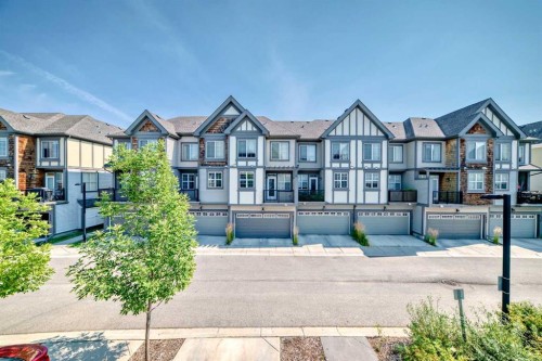 453-130 New Brighton Way Se, Calgary, AB - Outdoor With Balcony With Facade