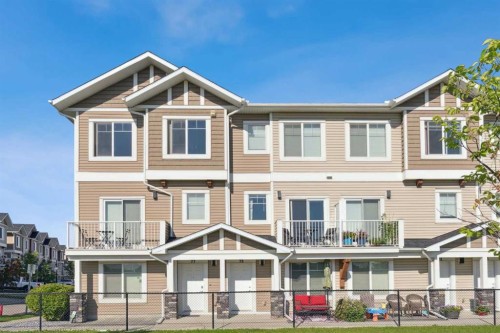 79 Redstone Circle Ne, Calgary, AB - Outdoor With Balcony With Facade