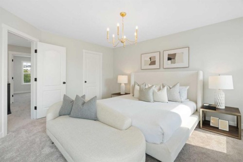 335 Hidden Creek Boulevard Nw, Calgary, AB - Indoor Photo Showing Bedroom