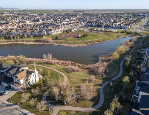 2107-99 Copperstone Park Se, Calgary, AB - Outdoor With Body Of Water With View