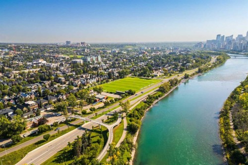 2219 Westmount Road Nw, Calgary, AB - Outdoor With Body Of Water With View