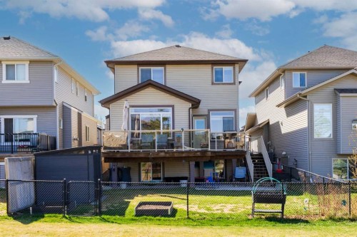178 Prairie Springs Crescent Sw, Airdrie, AB - Outdoor With Deck Patio Veranda