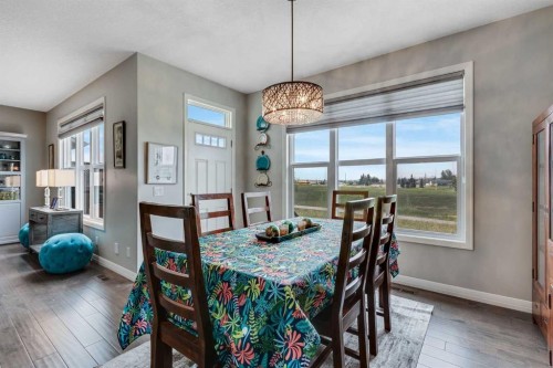 55 Sage Bluff Green Nw, Calgary, AB - Indoor Photo Showing Dining Room