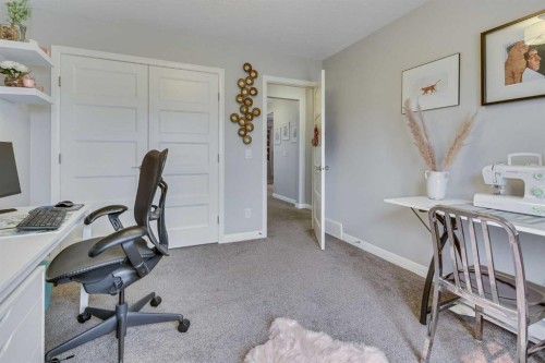 55 Sage Bluff Green Nw, Calgary, AB - Indoor Photo Showing Office