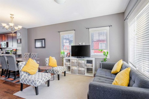73 Skyview Springs Circle Ne, Calgary, AB - Indoor Photo Showing Living Room