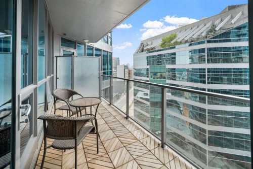 1503-220 12 Avenue Se, Calgary, AB - Outdoor With Balcony
