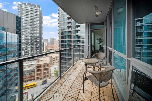 1503-220 12 Avenue Se, Calgary, AB - Outdoor With Balcony